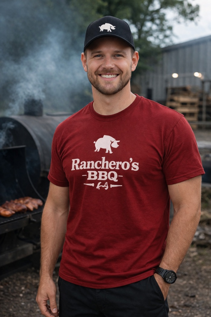 Ranchero's BBQ branded T-shirt